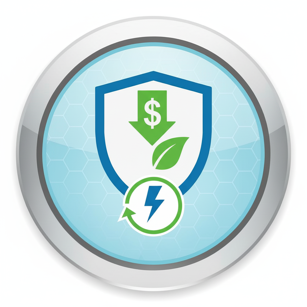 Icon representing lower energy bills